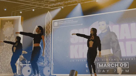 Shalmali Kholgade — virtual event staged on the platform